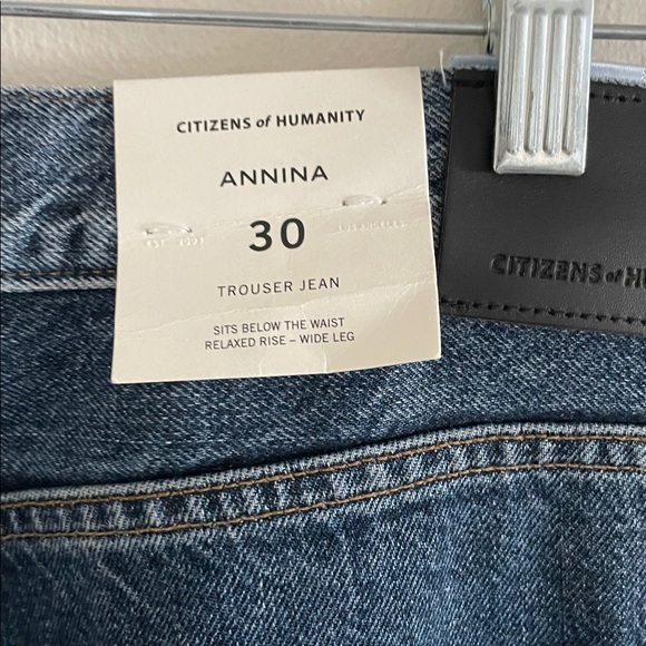 Citizens of Humanity Annina Trouser Jean Women’s Size 30 Westwood Dark Wash NWT - Picture 9 of 14